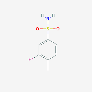 molecular formula C7H8FNO2S B1586095 3-Fluoro-4-methylbenzenesulfonamide CAS No. 329909-29-7