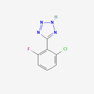 molecular formula C7H4ClFN4 B1586096 5-(2-chloro-6-fluorophenyl)-2H-tetrazole CAS No. 503293-47-8