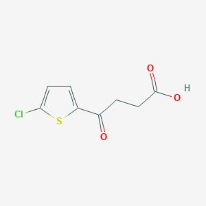 molecular formula C8H7ClO3S B1586097 4-(5-Chlorothiophen-2-yl)-4-oxobutanoic acid CAS No. 70685-06-2