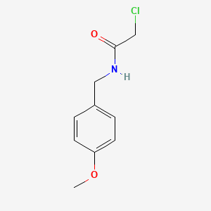 molecular formula C10H12ClNO2 B1586098 2-氯-N-(4-甲氧基苄基)乙酰胺 CAS No. 81494-05-5