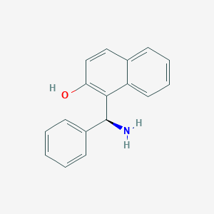 molecular formula C17H15NO B1586123 (S)-(+)-1-(alpha-Aminobenzyl)-2-naphthol CAS No. 219897-38-8