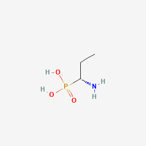 molecular formula C3H10NO3P B1586124 [(1R)-1-aminopropyl]phosphonic acid CAS No. 98049-00-4