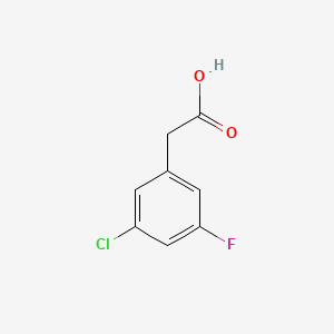 molecular formula C8H6ClFO2 B1586125 3-Chloro-5-fluorophenylacetic acid CAS No. 202001-00-1