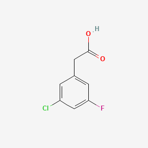 molecular formula C8H6ClFO2 B1586125 3-氯-5-氟苯乙酸 CAS No. 202001-00-1