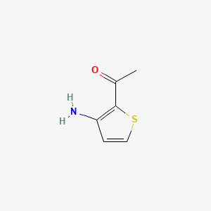 molecular formula C6H7NOS B1586128 2-Acetyl-3-aminothiophene CAS No. 31968-33-9