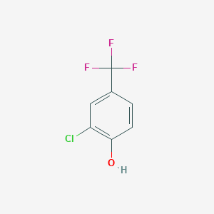 molecular formula C7H4ClF3O B1586134 2-Chloro-4-(trifluoromethyl)phenol CAS No. 35852-58-5