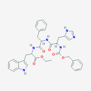 molecular formula C36H38N6O6 B158614 Z-His-Phe-Trp-Oet CAS No. 10119-01-4