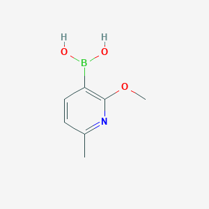 molecular formula C7H10BNO3 B1586141 2-Methoxy-6-methylpyridine-3-boronic acid CAS No. 1000802-75-4