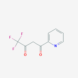molecular formula C9H6F3NO2 B1586147 4,4,4-三氟-1-(吡啶-2-基)丁-1,3-二酮 CAS No. 4027-51-4