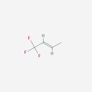 molecular formula C4H5F3 B1586154 1,1,1-Trifluoro-2-butene CAS No. 406-39-3