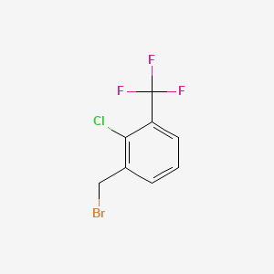 molecular formula C8H5BrClF3 B1586156 2-Chloro-3-(trifluoromethyl)benzyl bromide CAS No. 261763-22-8