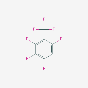 molecular formula C7HF7 B1586164 2,3,4,6-Tetrafluorobenzotrifluoride CAS No. 5360-82-7