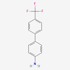 molecular formula C13H10F3N B1586165 4'-(三氟甲基)-[1,1'-联苯]-4-胺 CAS No. 57688-34-3
