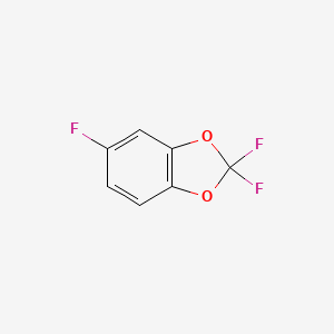 molecular formula C7H3F3O2 B1586168 2,2,5-Trifluoro-1,3-benzodioxole CAS No. 656-43-9