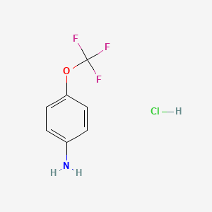molecular formula C7H7ClF3NO B1586169 4-(trifluoromethoxy)aniline Hydrochloride CAS No. 42823-24-5