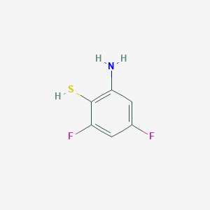 molecular formula C6H5F2NS B158617 2-Amino-4,6-difluorobenzenethiol CAS No. 126764-60-1