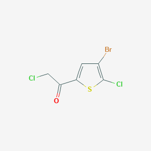 molecular formula C6H3BrCl2OS B1586174 1-(4-Bromo-5-chloro-2-thienyl)-2-chloroethan-1-one CAS No. 306935-99-9