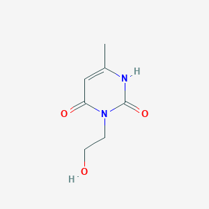 molecular formula C7H10N2O3 B1586177 3-(2-羟乙基)-6-甲基尿嘧啶 CAS No. 20551-25-1