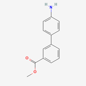 molecular formula C14H13NO2 B1586185 Methyl 4'-amino-[1,1'-biphenyl]-3-carboxylate CAS No. 400747-22-0