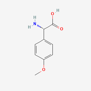 molecular formula C9H11NO3 B1586188 (2S)-2-amino-2-(4-methoxyphenyl)acetic acid CAS No. 24593-48-4