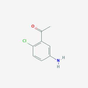 molecular formula C8H8ClNO B1586189 1-(5-氨基-2-氯苯基)乙酮 CAS No. 99914-14-4