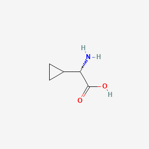 molecular formula C5H9NO2 B1586190 L-环丙基甘氨酸 CAS No. 49606-99-7