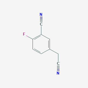 molecular formula C9H5FN2 B1586200 3-Cyano-4-fluorobenzylcyanide CAS No. 519059-09-7