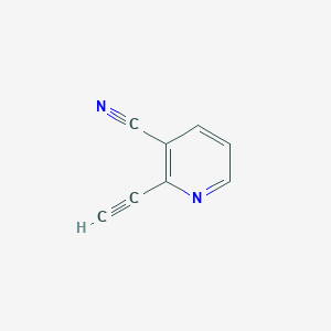 molecular formula C8H4N2 B158622 2-Ethynylpyridine-3-carbonitrile CAS No. 132898-81-8