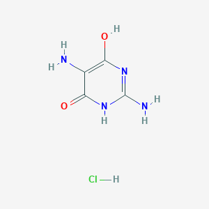 molecular formula C4H7ClN4O2 B1586226 2,5-Diamino-4,6-dihydroxypyrimidine Hydrochloride CAS No. 56830-58-1