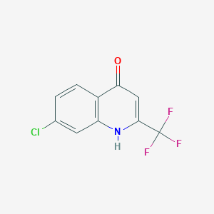 molecular formula C10H5ClF3NO B1586242 7-Chloro-4-hydroxy-2-(trifluoromethyl)quinoline CAS No. 57124-20-6