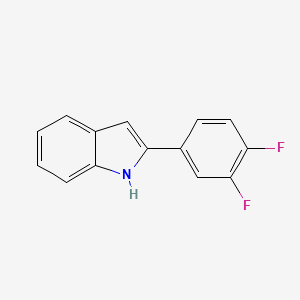 molecular formula C14H9F2N B1586247 2-(3,4-Difluorophenyl)indole CAS No. 68290-36-8