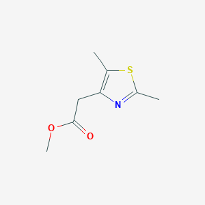 molecular formula C8H11NO2S B1586255 Methyl 2-(2,5-dimethyl-1,3-thiazol-4-yl)acetate CAS No. 306937-37-1
