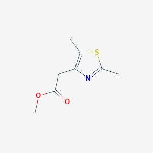 molecular formula C8H11NO2S B1586255 2-(2,5-二甲基-1,3-噻唑-4-基)乙酸甲酯 CAS No. 306937-37-1