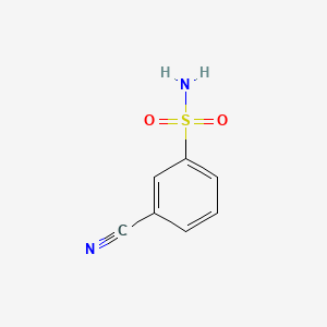 molecular formula C7H6N2O2S B1586257 3-Cyanobenzenesulfonamide CAS No. 3118-68-1