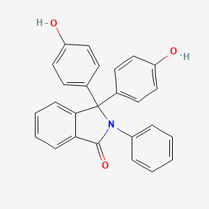 molecular formula C26H19NO3 B1586258 Phenolphthalein anilide CAS No. 6607-41-6