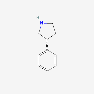 molecular formula C10H13N B1586262 (3R)-3-phenylpyrrolidine CAS No. 61586-46-7