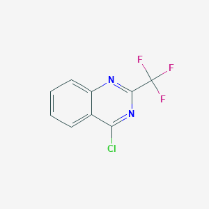 molecular formula C9H4ClF3N2 B1586263 4-氯-2-(三氟甲基)喹唑啉 CAS No. 52353-35-2