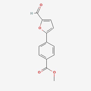 B1586273 Methyl 4-(5-formylfuran-2-yl)benzoate CAS No. 53355-29-6