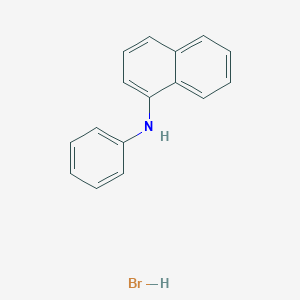 molecular formula C16H14BrN B1586276 氢溴酸 N-苯基-1-萘胺 CAS No. 205526-65-4
