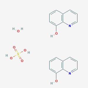 molecular formula C18H18N2O7S B1586278 8-Quinolinol hemisulfate CAS No. 207386-91-2