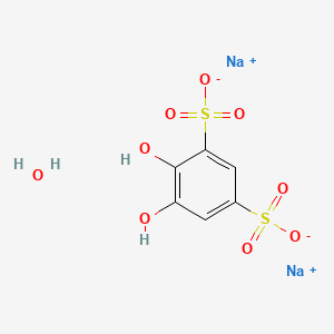molecular formula C6H6Na2O9S2 B1586280 Sodium 4,5-dihydroxybenzene-1,3-disulfonate hydrate CAS No. 270573-71-2