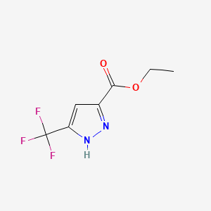 molecular formula C7H7F3N2O2 B1586283 3-(三氟甲基)-1H-吡唑-5-甲酸乙酯 CAS No. 129768-30-5