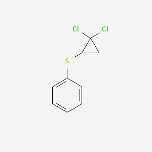 molecular formula C9H8Cl2S B1586285 2,2-Dichlorocyclopropyl Phenyl Sulfide CAS No. 63289-85-0