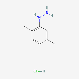 molecular formula C8H13ClN2 B1586288 2,5-Dimethylphenylhydrazine hydrochloride CAS No. 56737-78-1