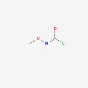 molecular formula C3H6ClNO2 B1586292 N-methoxy-N-methylcarbamoyl chloride CAS No. 30289-28-2