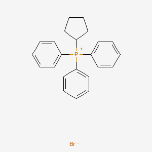 molecular formula C23H24BrP B1586297 Cyclopentyltriphenylphosphonium bromide CAS No. 7333-52-0