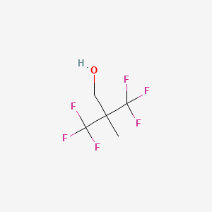 molecular formula C5H6F6O B1586298 2,2-Bis(trifluoromethyl)propanol CAS No. 2927-17-5