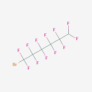 molecular formula C6HBrF12 B1586299 1H-6-BROMOPERFLUOROHEXANE CAS No. 355-36-2