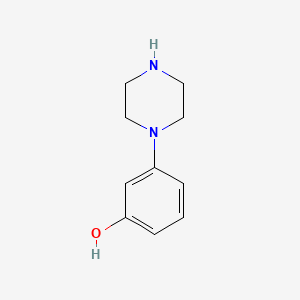 molecular formula C10H14N2O B1586301 1-(3-Hydroxyphenyl)piperazine CAS No. 59817-32-2