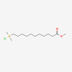molecular formula C14H29ClO2Si B1586314 Methyl 11-(chlorodimethylsilyl)undecanoate CAS No. 53749-38-5